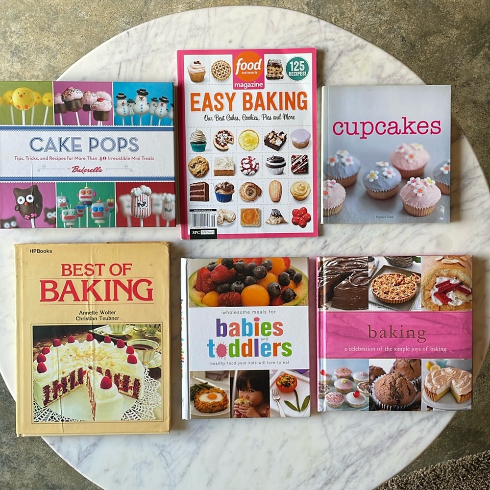 Set of 6 Cookbooks